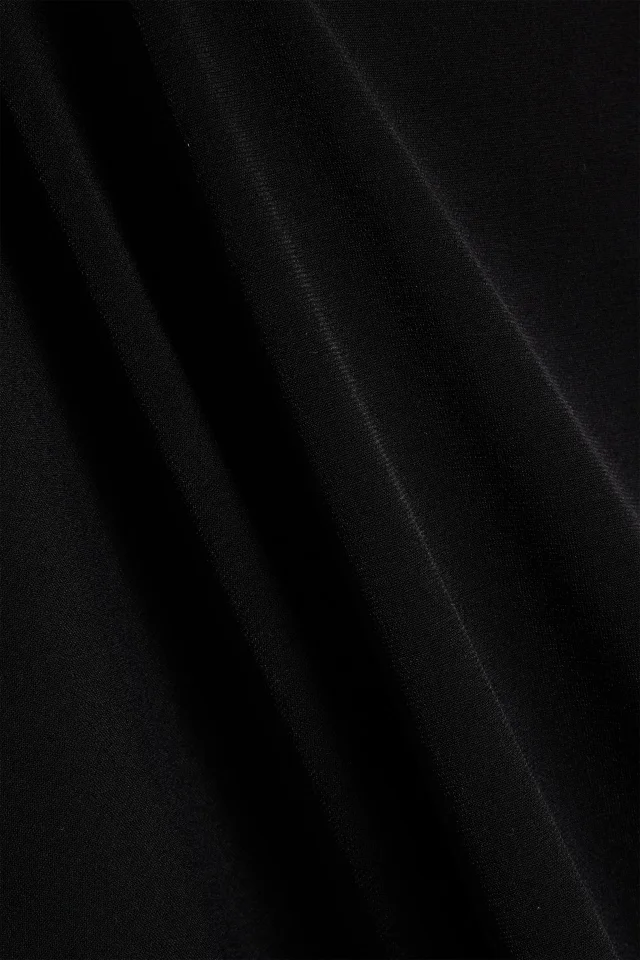 Vince Stretch-Jersey Polo Top in Black, photo 4 of 4 from THE OUTNET