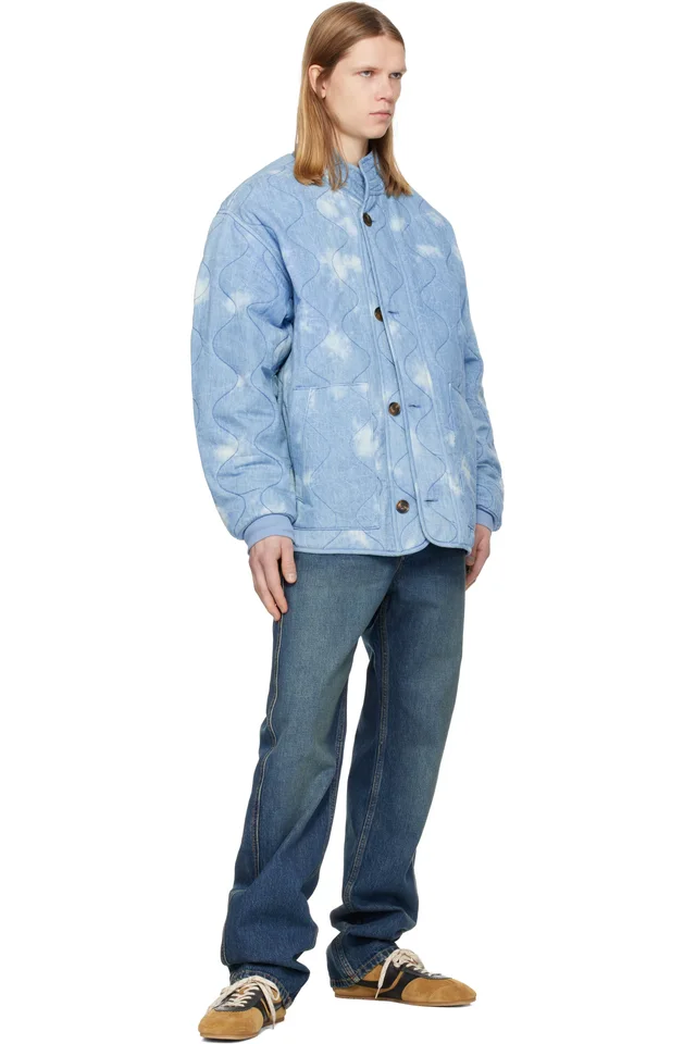 Isabel Marant Blue Taeliss Coat, photo 4 of 4 from SSENSE