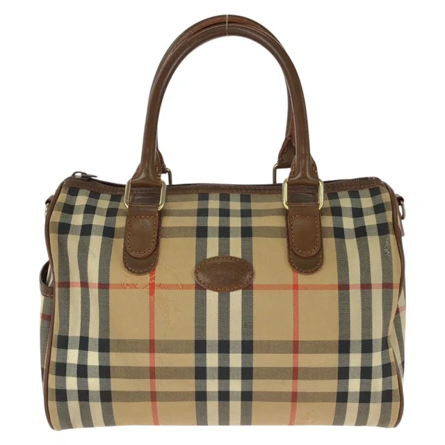 Burberry Canvas Leather Handbag in Canvas from LuxUness