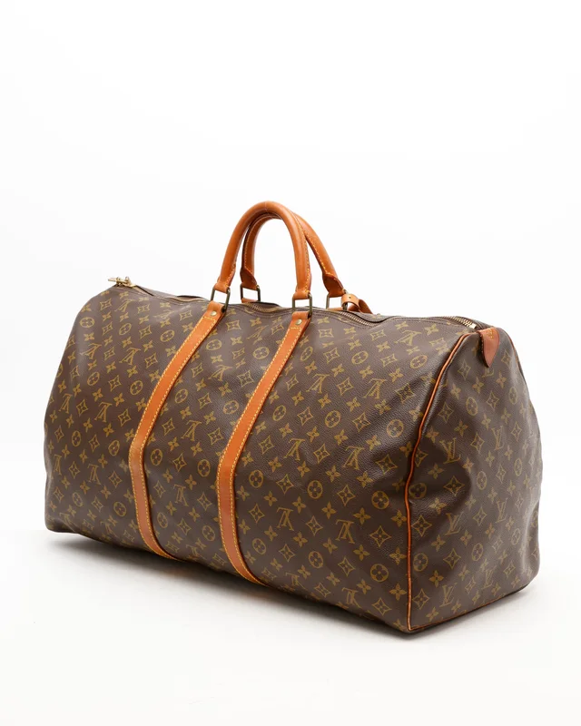 Louis Vuitton Monogram Keepall 60 Weekend Bag in Coated canvas from A Retro Tale, photo 3 of 13
