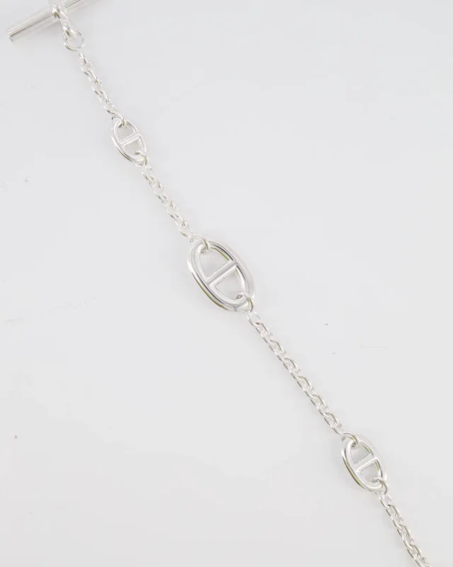 Hermès Farandole Chaine D'ancre Link Bracelet Large Model in Silver from Sellier, photo 3 of 4