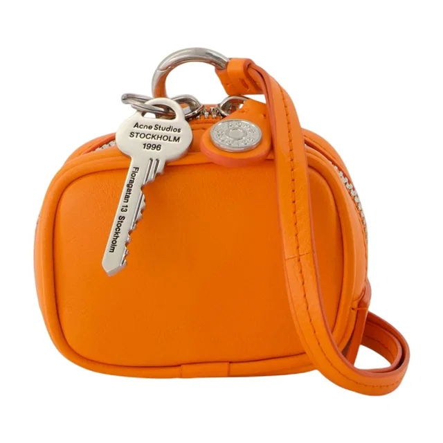 Acne Studios Shoulder Bag — Orange Calfskin in Orange Calfskin from HEWI