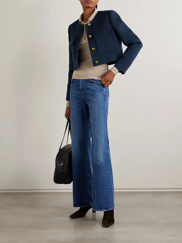 CITIZENS OF HUMANITY Sophia wool-twill jacket in Blue, photo 2 of 2 from NET-A-PORTER (Canada)
