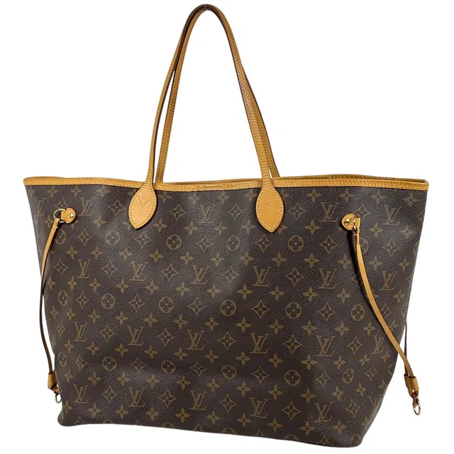 Louis Vuitton Neverfull GM Shoulder Bag Tote Monogram Brown in Brown Leather from The Reluxe