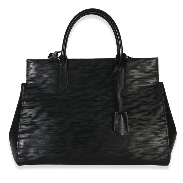 Louis Vuitton Black Epi Marly MM in Black Leather from Luxury Promise