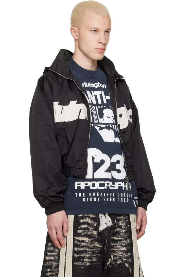 Rivington Roi Rebis Black Flagship Abbots Jacket, photo 2 of 4 from SSENSE