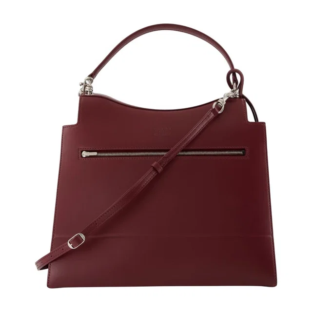 Balenciaga Nano Top Handle Bag — Burgundy Lambskin in Burgundy Lambskin from HEWI