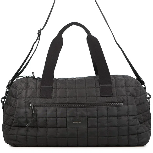 Saint Laurent Nux Duffle Bag Quilted Black594400FACFK1000 Nylon in Nylon from GALLERY RARE