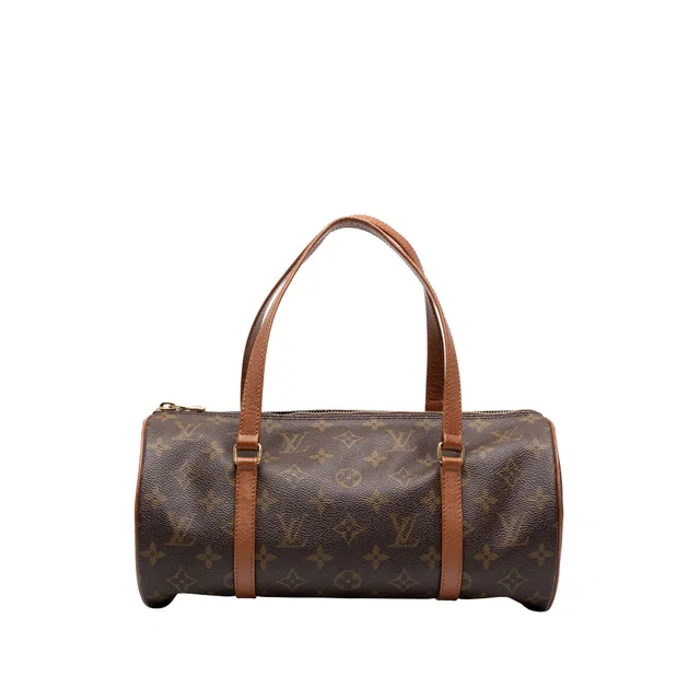 Brown Louis Vuitton Monogram Papillon 30 Handbag in Brown Coated canvas from Designer Revival