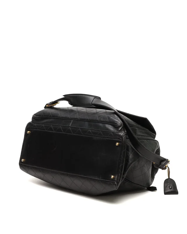 Chanel Quilted Travel Line Weekend Bag in Leather from A Retro Tale, photo 4 of 15