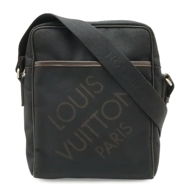Louis Vuitton Damier Geant Citadin NM Shoulder Bag Crossbody Canvas Noir Black in Black Canvas from The Reluxe