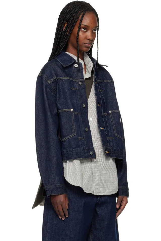 Carhartt Work In Progress Navy Belmar Denim Jacket, photo 2 of 4 from SSENSE