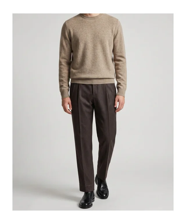 Brioni Pleated casual trousers, photo 4 of 4 from SENSER