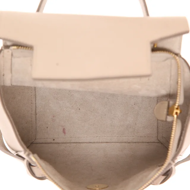 Celine Belt Nano shoulder bag in Beige Caviar leather from Collector Square, photo 4 of 4