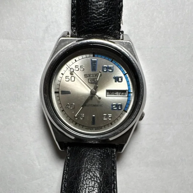 Seiko Vintage 5 7009-8750 Automatic Silver Dial Watch from Grailed