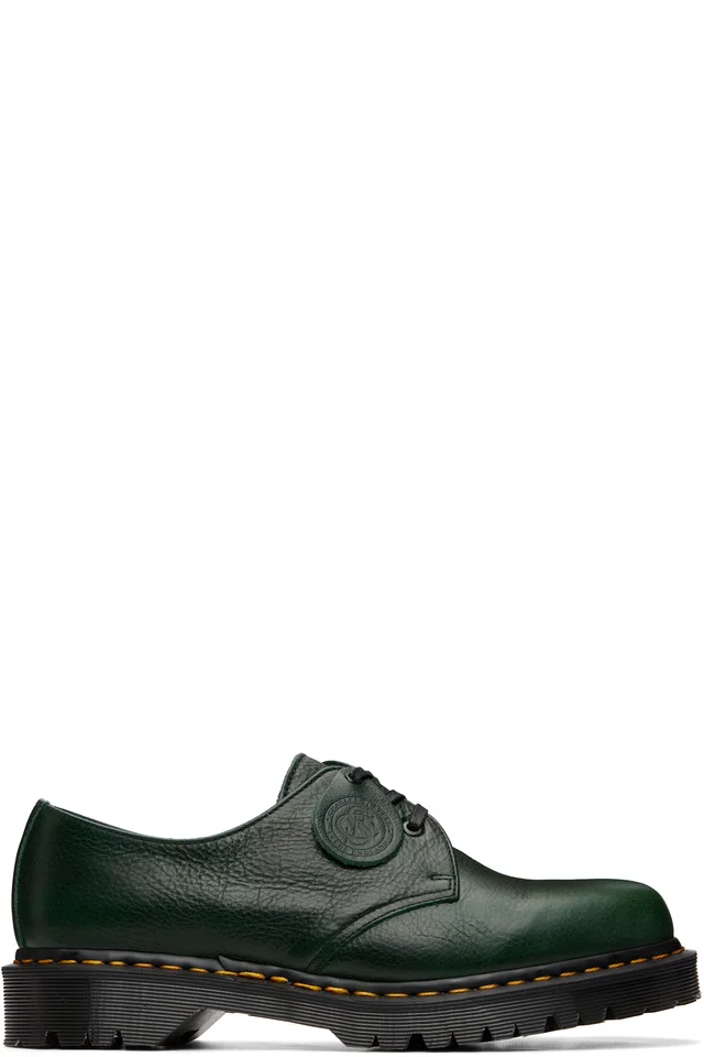 Green 1461 'Made In England' Buckingham Leather Derbys, image 1 of 1 from SSENSE
