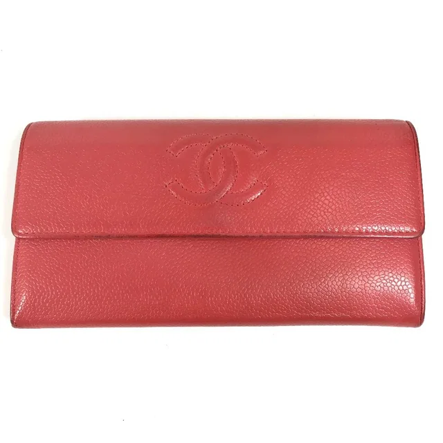 Chanel Wallet CC Logo Caviar Leather in Caviar leather from The Reluxe