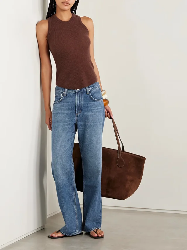 CITIZENS OF HUMANITY Lindz low-rise straight-leg jeans in Blue, photo 2 of 2 from NET-A-PORTER (Canada)