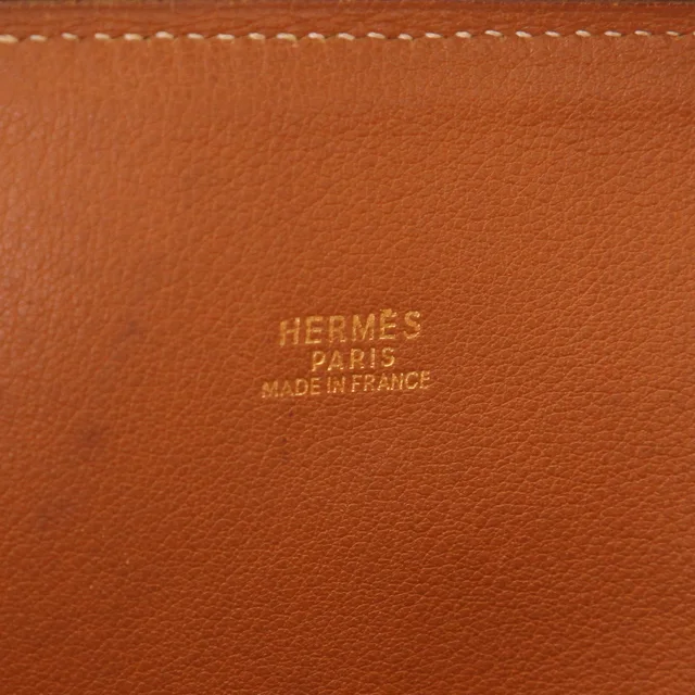 Hermès Bolide 35 cm handbag in Gold Swift leather from Collector Square, photo 3 of 4