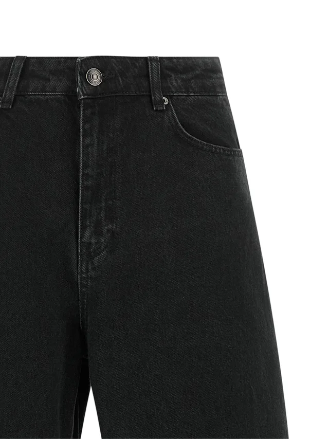 ROTATE Draped Barrel Leg Denim Jeans, photo 5 of 5 from SENSER