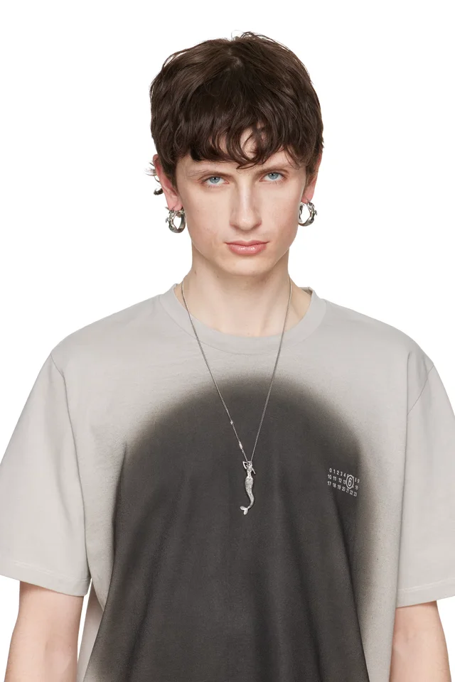 MM6 Maison Margiela Mermaid Earrings, photo 3 of 3 from SSENSE