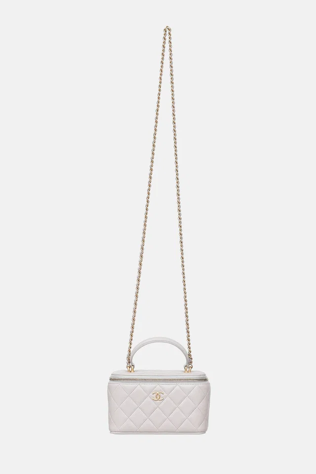 Chanel 2021 Quilted Vanity Bag in Lambskin from VSP Consignment
