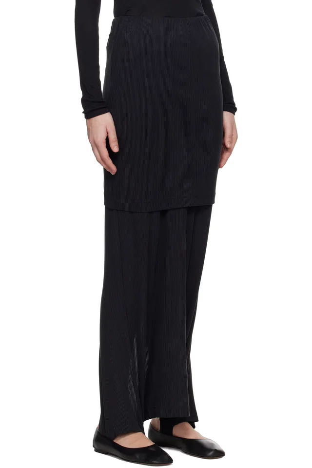 ALAINPAUL Black Fuseau Warm-Up Maxi Skirt, photo 2 of 2 from SSENSE