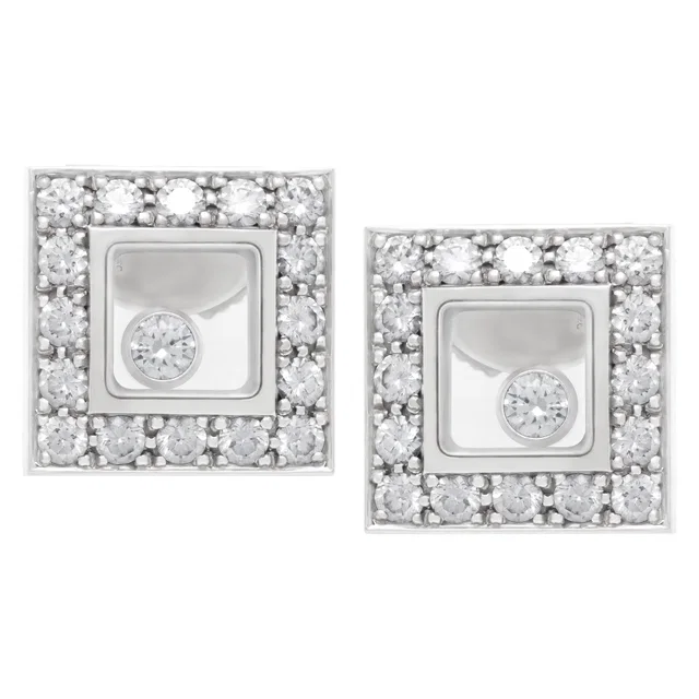 Chopard Happy Diamonds Icons earrings in White White Gold from Gray And Sons