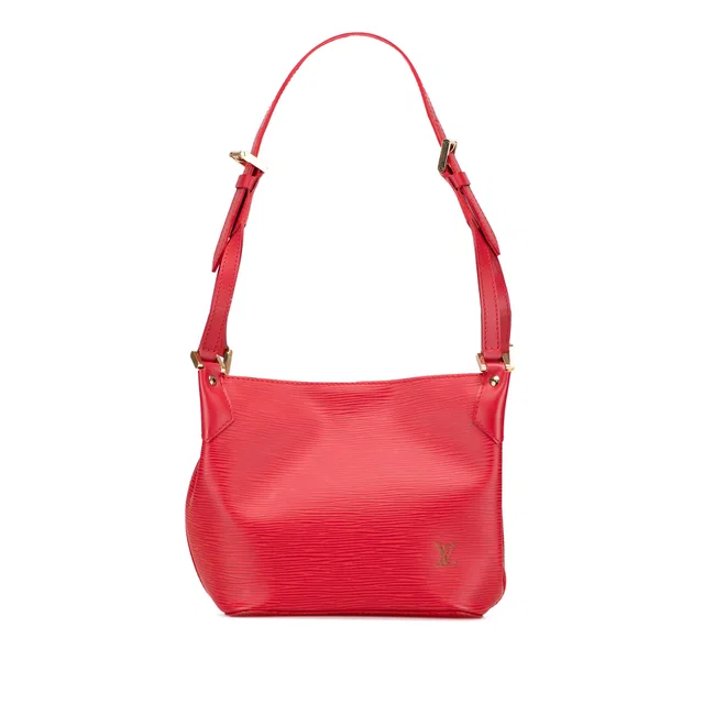 Red Louis Vuitton Epi Mandara PM Shoulder Bag in Red Leather from Designer Revival