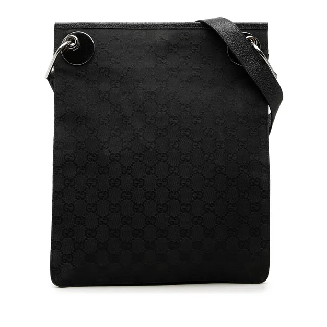 Black Gucci GG Canvas Eclipse Crossbody in Black Canvas from Designer Revival, photo 1 of 1