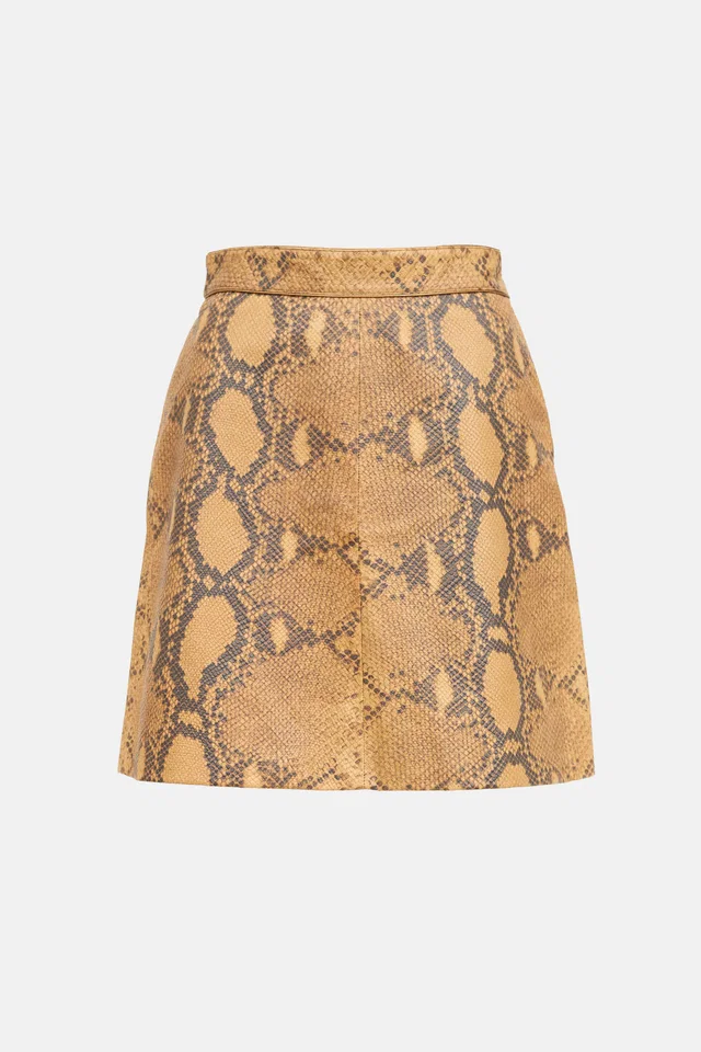 Gucci Embossed Print Skirt from VSP Consignment