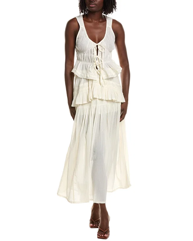 Free People 2pc Bare Bliss Relaxed Skirt Set, image 1 of 1 from Gilt