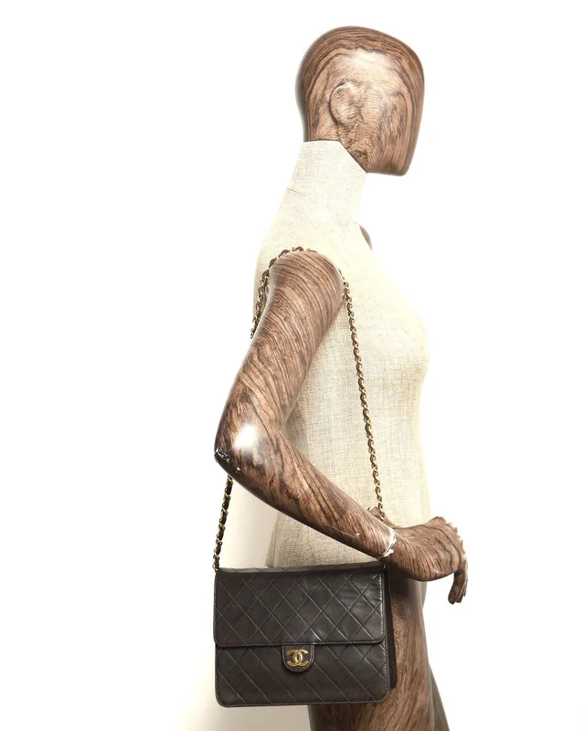 Chanel Classic Square Single Flap Bag in Leather from A Retro Tale, photo 9 of 9