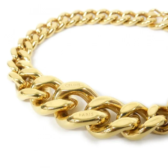 CELINE bracelet in GOLD Size: C2 - Inner circumference x maximum width: 15.5cm x 1.5cm from KOMEHYO, photo 2 of 3