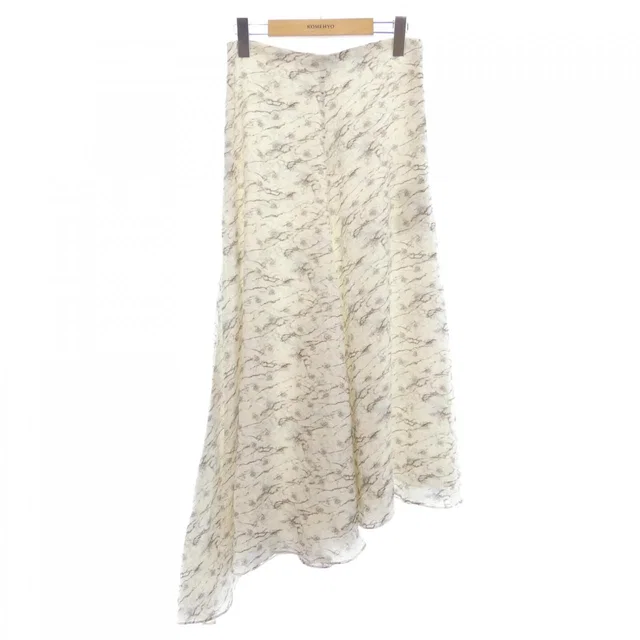 Fendi Ahlj Skirt White in White Silk from The Reluxe