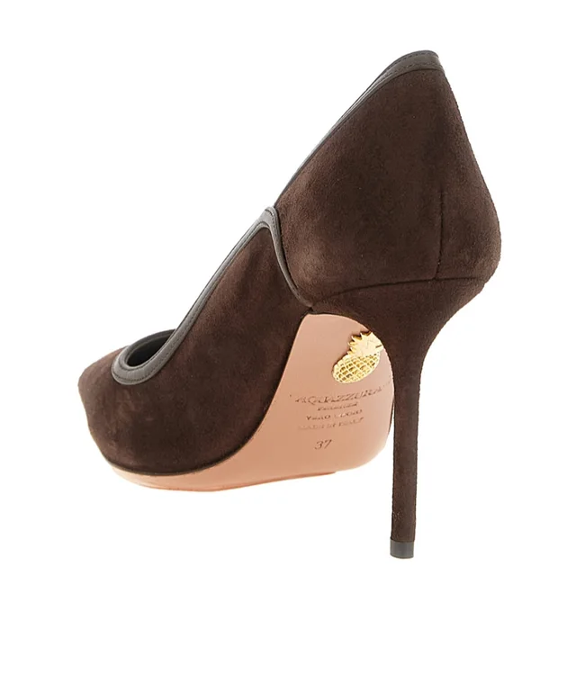 Aquazzura suede pointed-toe pumps, photo 3 of 4 from SENSER