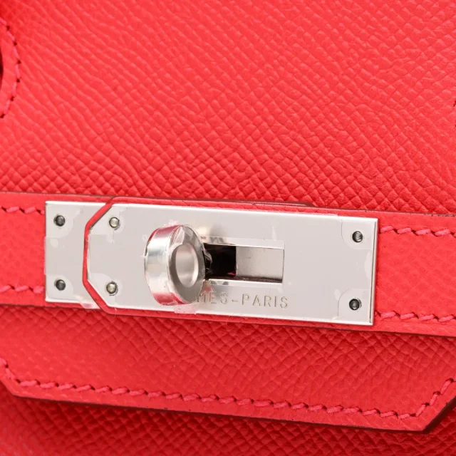 Hermès 2010 Birkin 30 Bougainvillea in Epsom leather from VINTAGE QOO TOKYO, photo 12 of 16