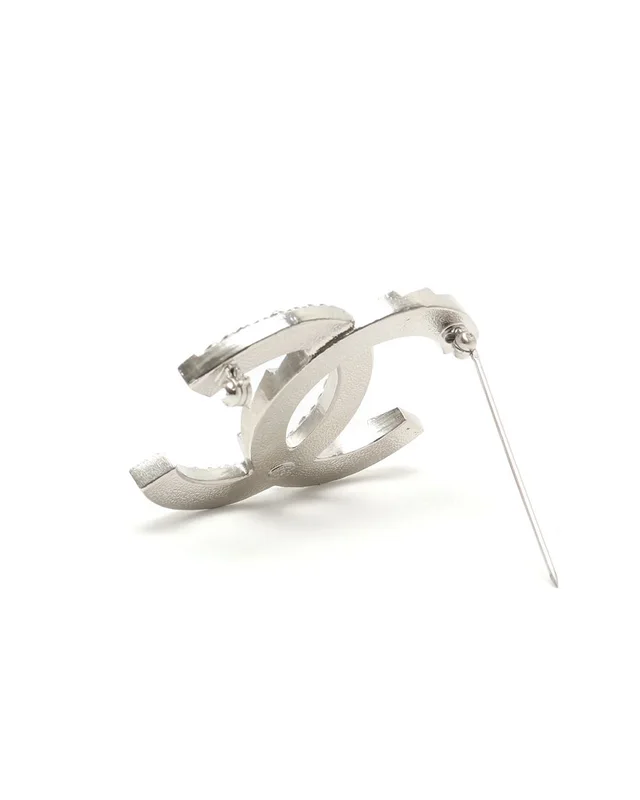 Chanel Coco Mark Rhinestone Brooch from A Retro Tale, photo 4 of 6
