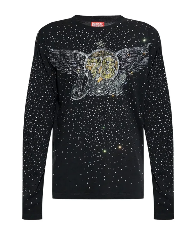 Diesel Embellished Crewneck T-Shirt, image 1 of 1 from SENSER