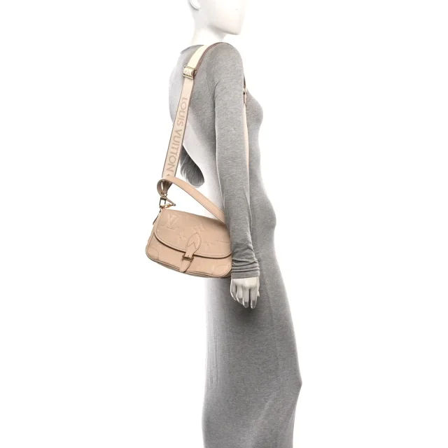 Louis Vuitton Empreinte Monogram Giant Diane Sand in Caviar leather from FASHIONPHILE, photo 2 of 9