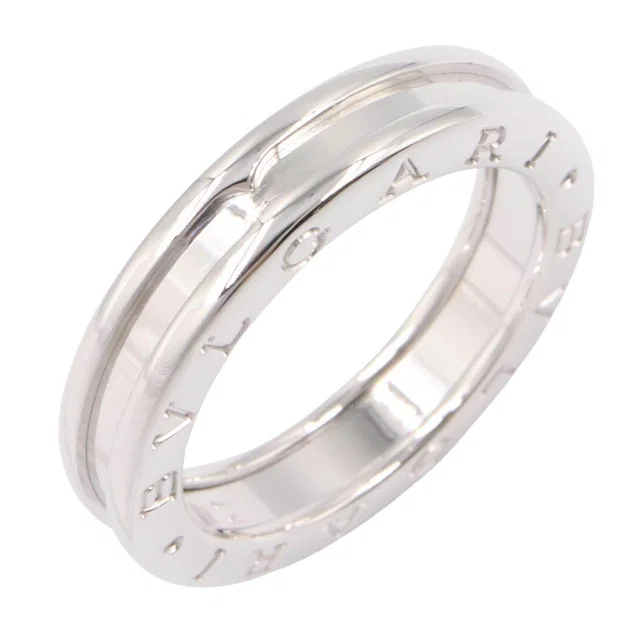 Bvlgari B-zero1 Au750 White Gold Ring Size 16 in White from LuxUness