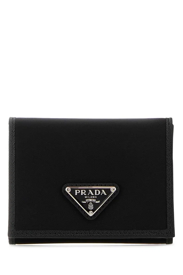 Prada Milano Wallet — Black in Black from HEWI