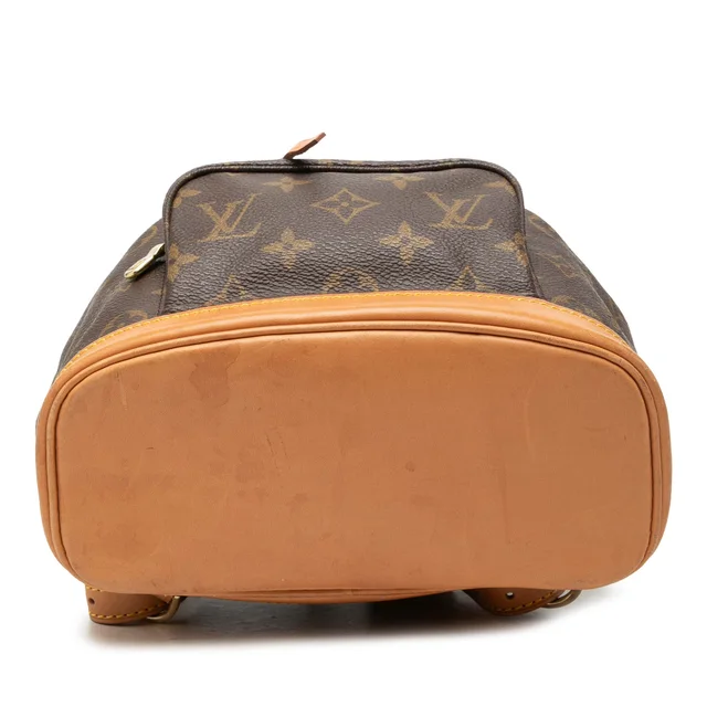 Brown Louis Vuitton Monogram Mini Montsouris Backpack in Brown Coated canvas from Designer Revival, photo 2 of 2