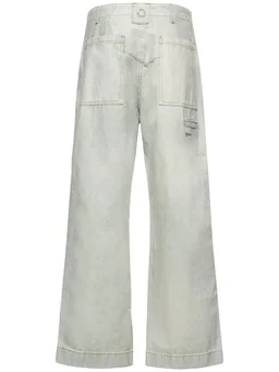 Objects Iv Life High-waist wide-leg jeans in 100% Cotton, photo 5 of 5 from LUISAVIAROMA