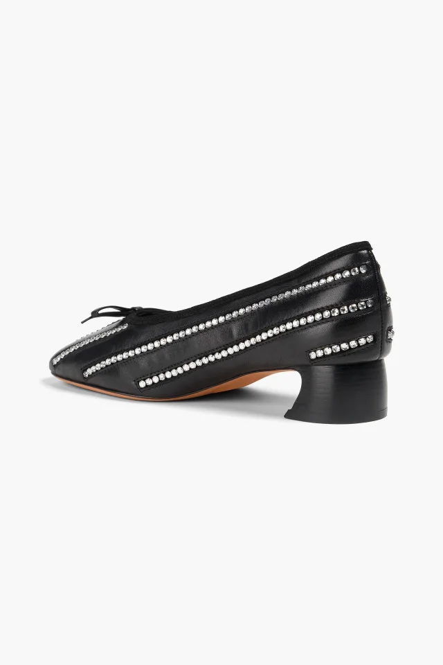 3.1 Phillip Lim ID Soft Crystal-Embellished Leather Pumps, photo 3 of 8 from THE OUTNET