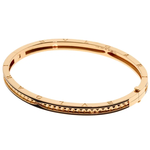 Bvlgari B.Zero1 Rock Spiral XL Bracelet 18K Pink Gold in Pink from The Reluxe