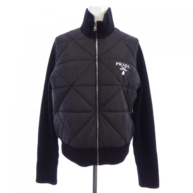 Prada Jacket Black in Black Nylon from The Reluxe