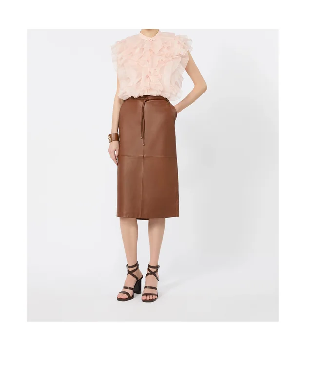 Max Mara ruffled silk shirt, photo 6 of 6 from SENSER