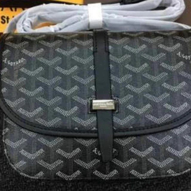 Goyard Men's Beanies - Black/Grey in black|gray from Depop, photo 1 of 1