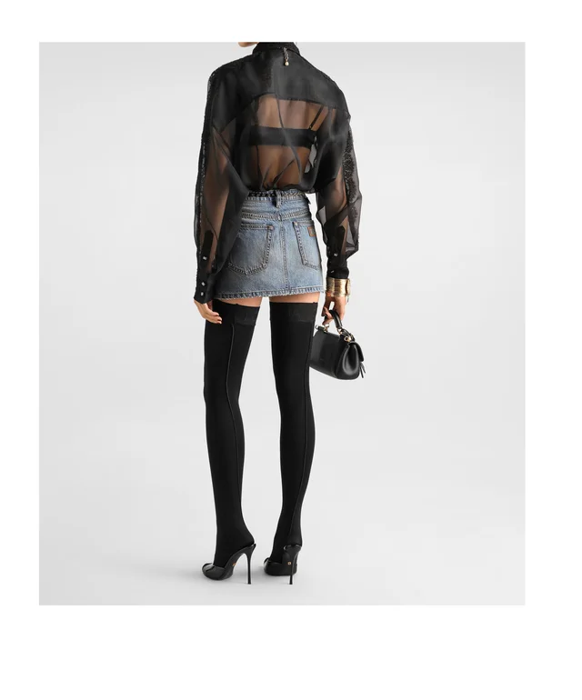 Dolce & Gabbana Denim miniskirt with embroidery, photo 5 of 5 from SENSER
